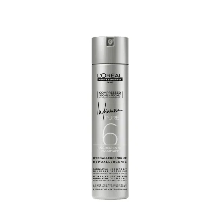 Laca Infinium Pure 6 Fijación Extra Fuerte L’Oreal Professional 300 ml