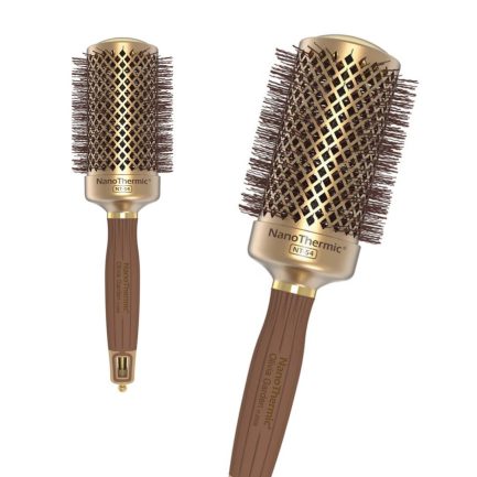 Cepillo Térmico Redondo NT-54 Olivia Garden (NanoThermic - Ceramic + ion) (17cm Diámetro)