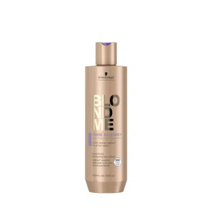 Shampoo Neutralizante BLOND ME Cool Blondes Schwarzkopf para Cuidado de Rubios 300ml