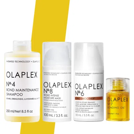 Rutina Reparadora y Anti Frizz OLAPLEX Nº4 250ml, Nº8 100ml y N°6 100ml, Nº7 30ml