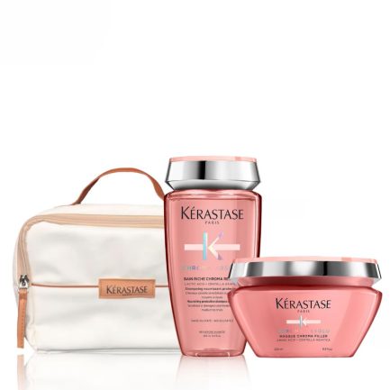 Rutina para Cuidar y Protege tu Color Chroma Absolu Kérastase - Obsequio Cosmetiquera