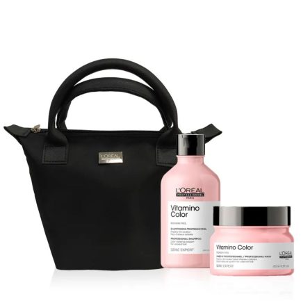 Kit Navidad Cuidado del Color para un Color Vibrante Vitamino Color Serie Expert L'Oreal Professionnel - Obsequio Cosmetiquera