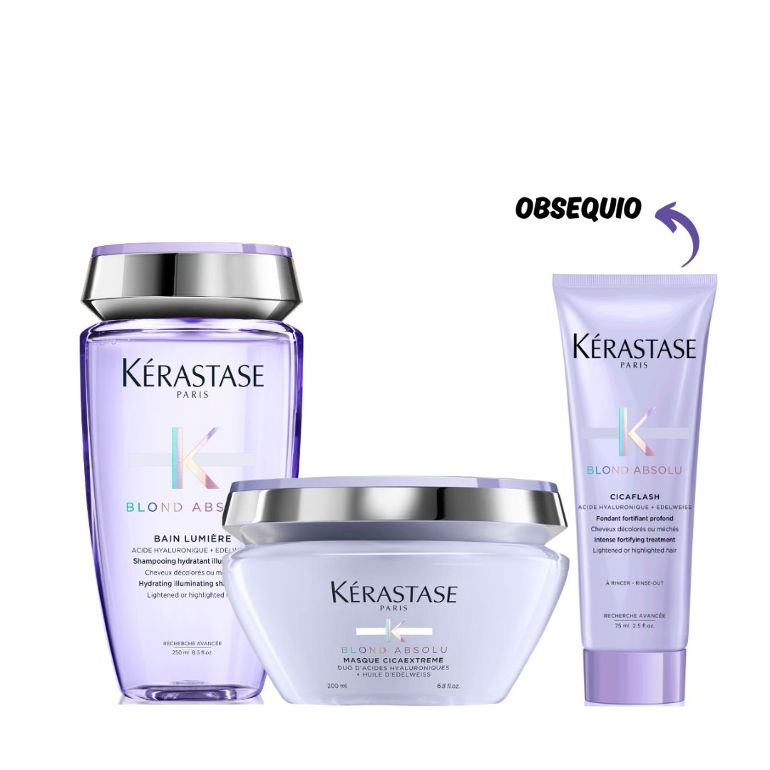 cicaextrema_ shampoo_mascarilla_acondicionador_cicaflash_kerastase_john navas studio_rubios_reparacion_blond absolu