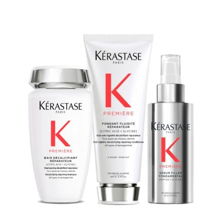 Rutina para Reparar y Proteger Cabello Dañado de Fino a Medio Première Kérastase (Anti Frizz)