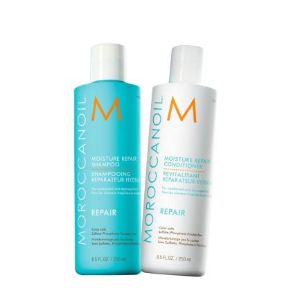 Dúo para Reparar Cabellos Dañados de Moroccanoil Shampoo 250ml + Acondicionador 250ml