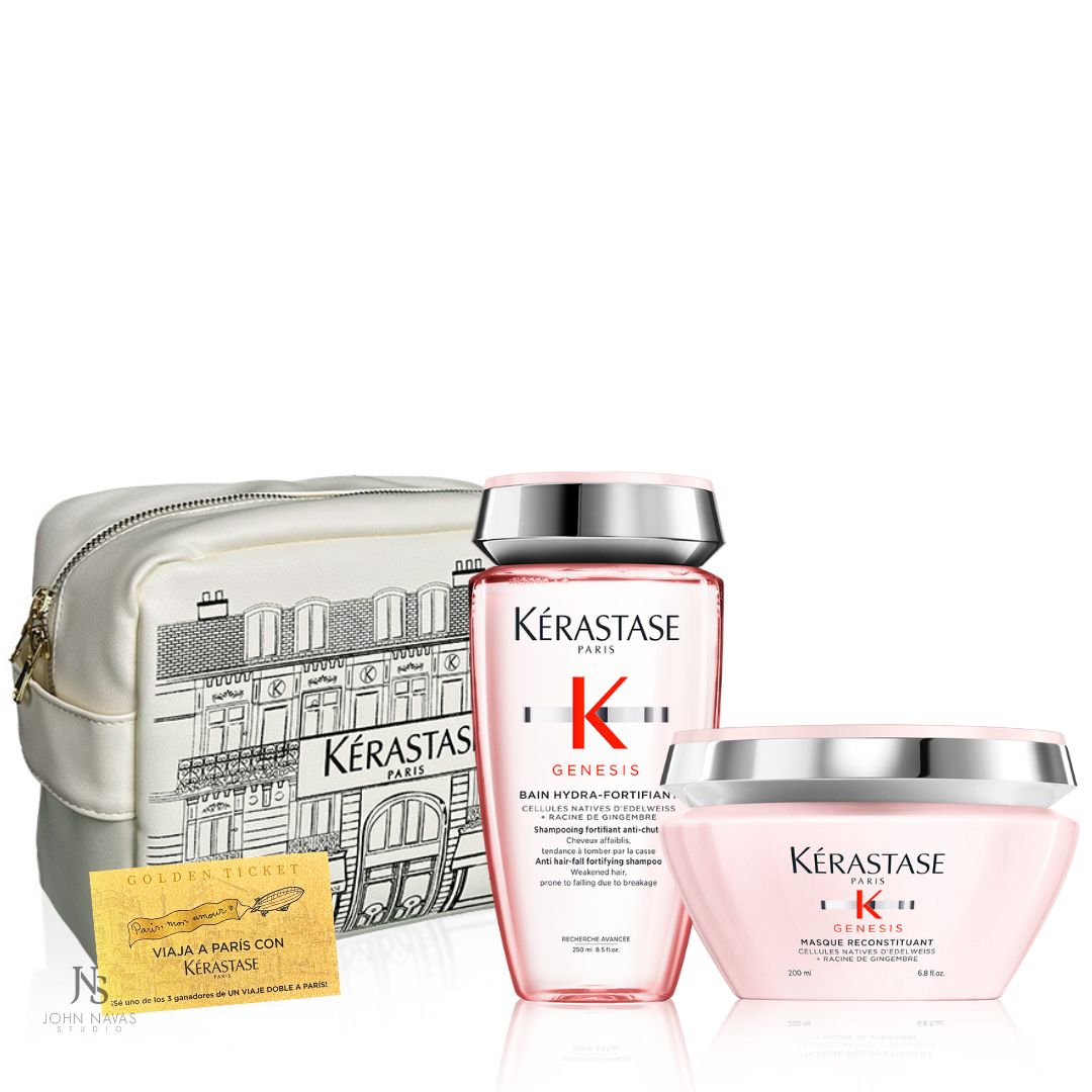 kit genesis_kerastase_paris_viaje_sorteo_john navas_anti aída_fuerza_shampoo_mascarilla_cosmetiquera_cuero cabelludo graso