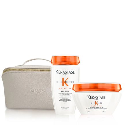 Rutina para Nutrir e Hidratar Cabello muy Seco Nutritive Kérastase + Obsequio Cosmetiquera