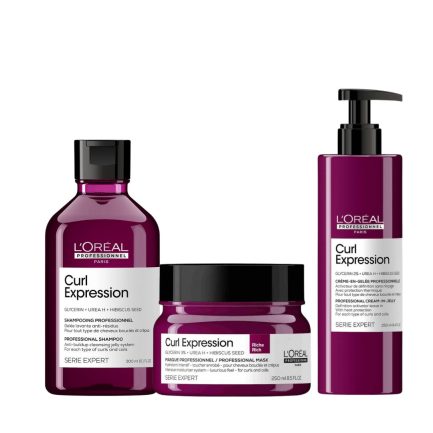 Rutina para Hidratar, Cuidar, Definir y Proteger tus Rizos Curl Expression L’Oreal Serie Expert