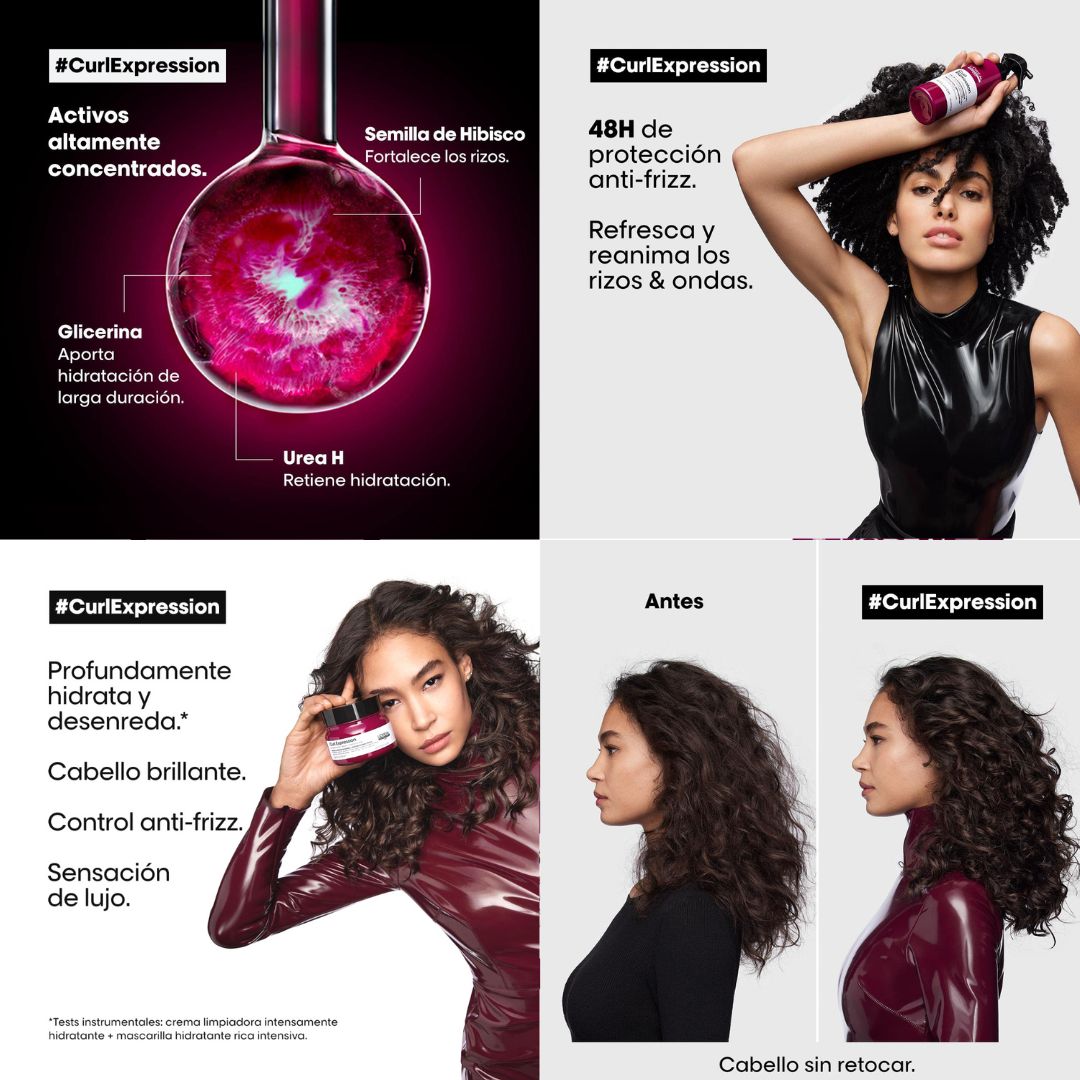 loreal-professionnel-serie-expert-curl-expression-rizos_mascarilla_shampoo_crema en gel_john navas_crespos_anti frizz_disciplina_2