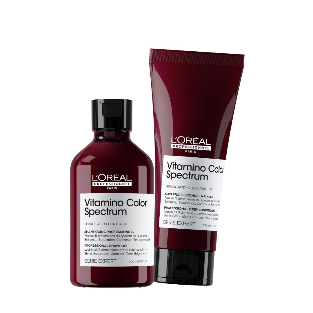 Shampo_acondicionador_proteccion color_john navas studio_anti frizz_disciplina_cuidado color_loreal