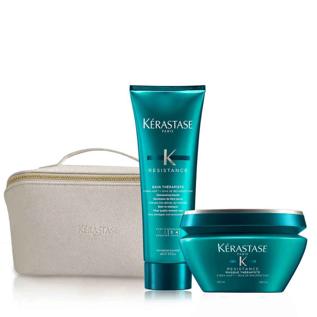 resistance_therapiste_reparación_kerastase_care boutiq_shampoo_mascarilla_reparador_promo_cosmetiquera_shampoo_mascarilla